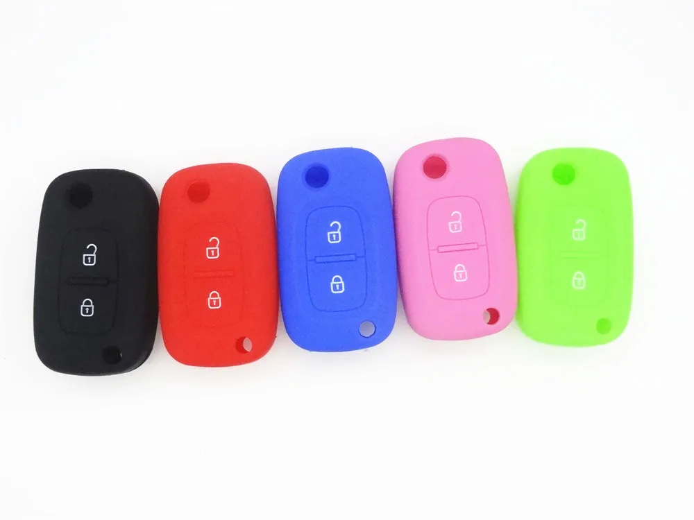 Чехол для автомобильного ключа AUTEWODESilicone чехол брелок Renault Fluence Clio Scenic Megane Duster Sandero
