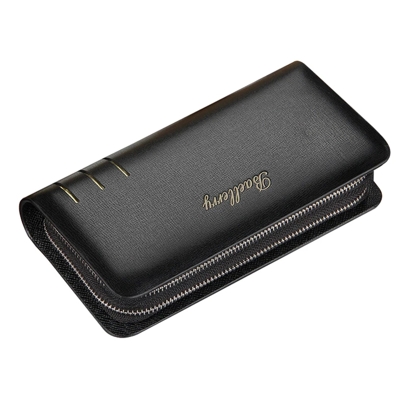 Baellerry Длинный дизайнерский роскошный мужской кошелек деловой искусственная кожа