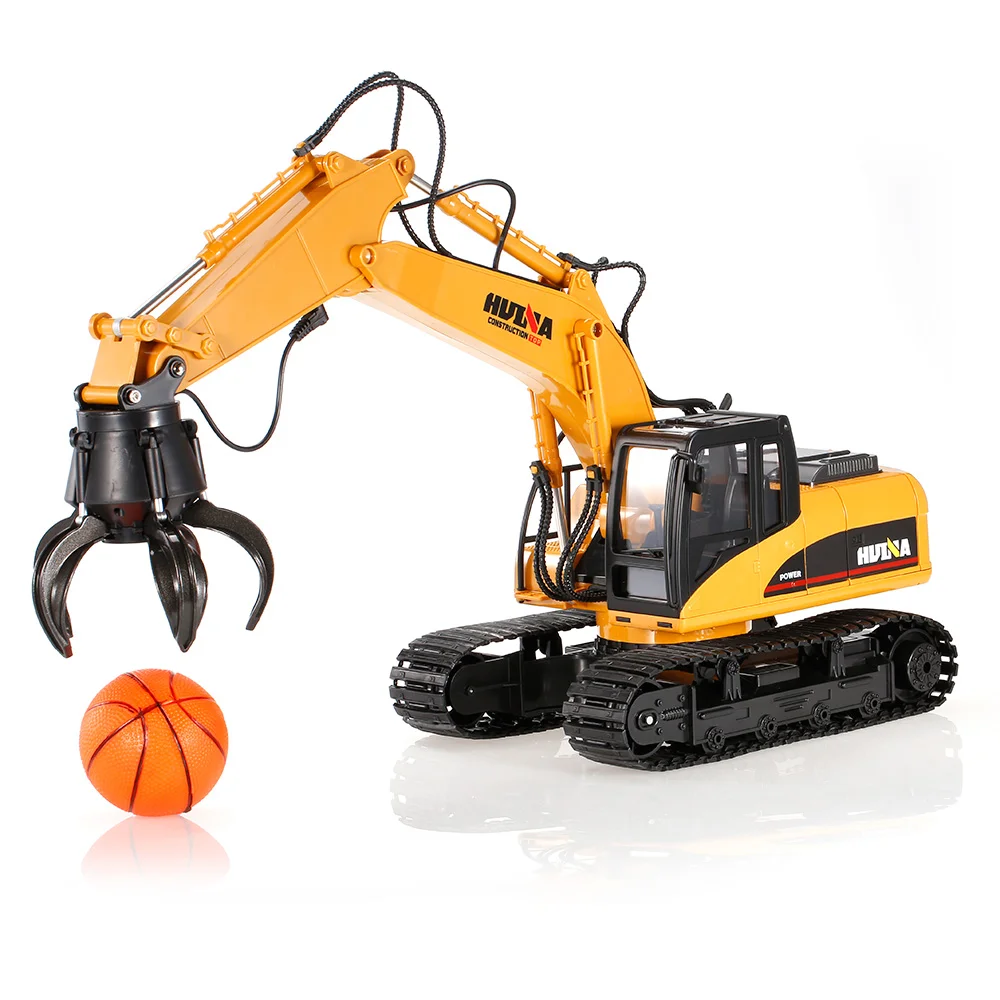 RC игрушки 1572 1/14 2 4 ГГц 15CH дистанционного управления строительный кран инженерный