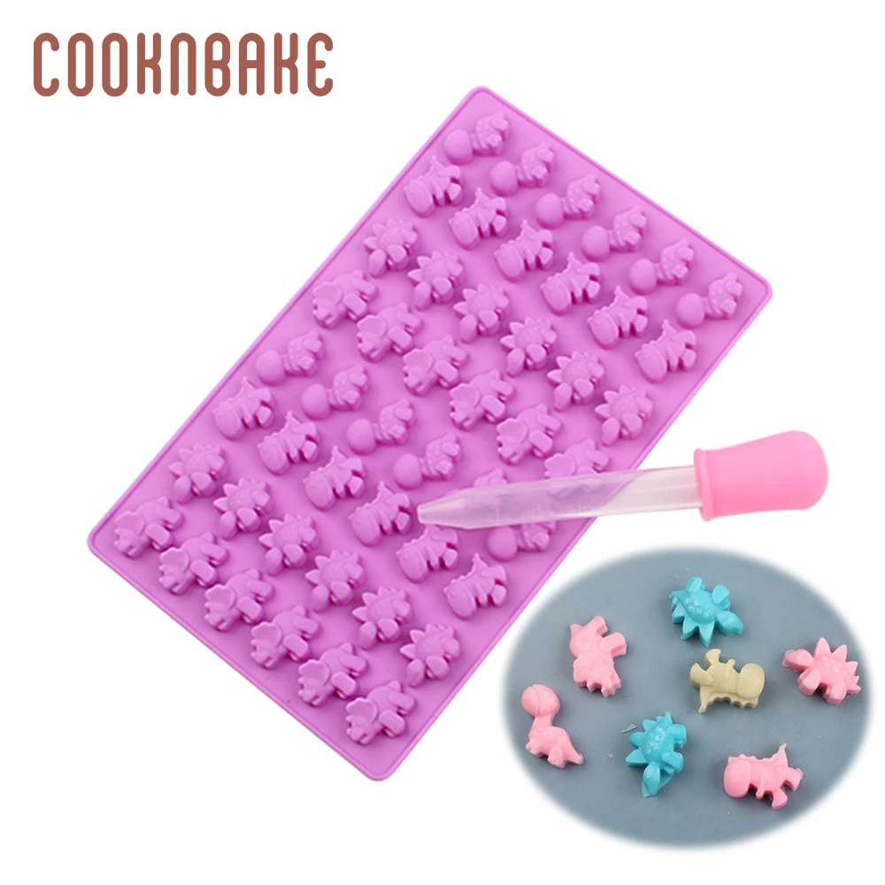 Силиконовая формочка динозавр COOKNBAKE gummy мини инструмент для приготовления желе и