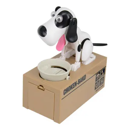 Копилка с надписью на заказ креативная мультяшная собачка копилка для монет