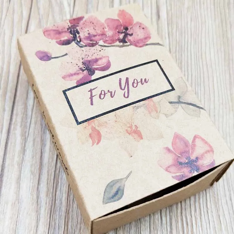 box as pic 5 шт в партии мульти дизайн Веселые новогодние подарки посылка слайд-box старинный крафт Diy ручной работы спасибо конфеты/коробки для свадебных сувениров - Цвет: box as pic