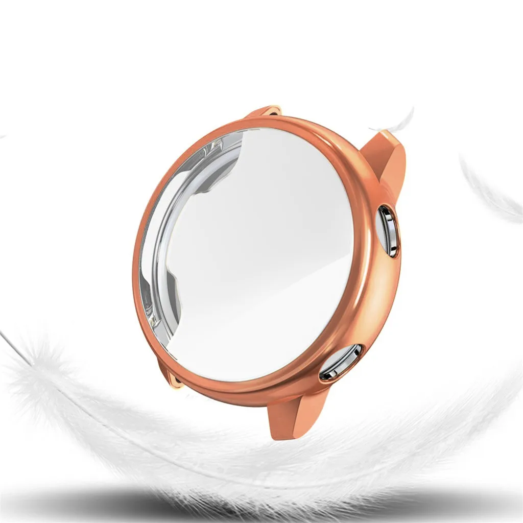Модные спортивные Прочные часы, чехлы для samsung Active Watch, 3 шт., гальванический прозрачный чехол из ТПУ с пленкой, легко снимается