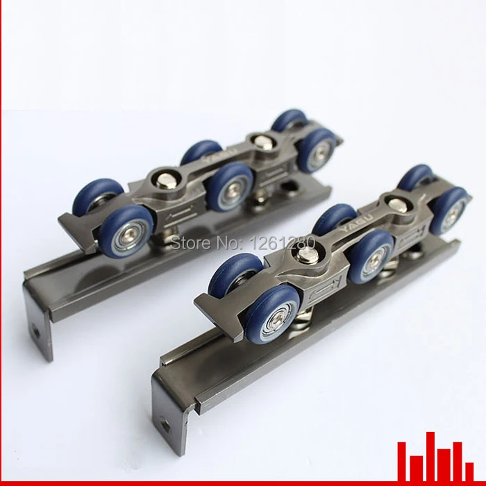 Бесплатная доставка дверной ролик ультра-тихий деревянный раздвижной шкив