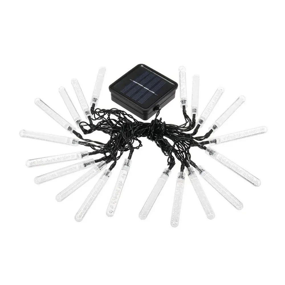 20LED Fairy Light Water Drop Solar String Romantic Garden Outdoor Super Bright for Xmas Decor Bubble Icicle Yard Festival Lamp | Лампы и