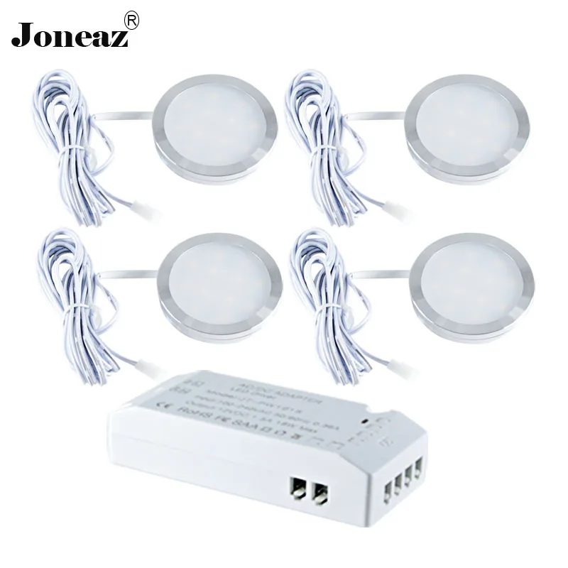 1 комплект Led под шкаф свет для кухонный lichter Каст лампа 110 В 220 в энергосберегающий