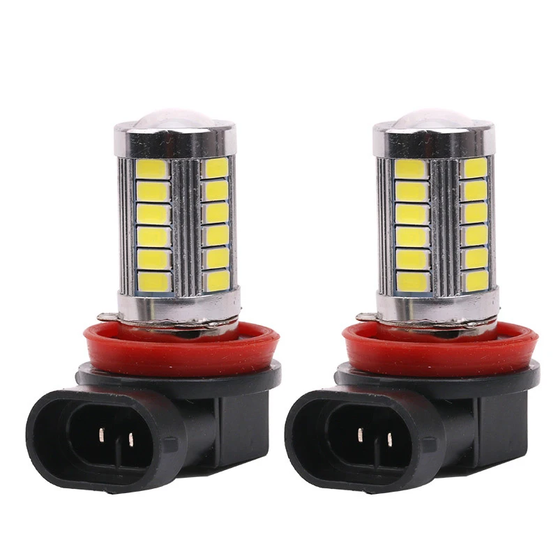 Автомобильный Стайлинг 1 шт. H8 H11 33 SMD 5630 5730 LED360 градусов светодиодные линзы белые