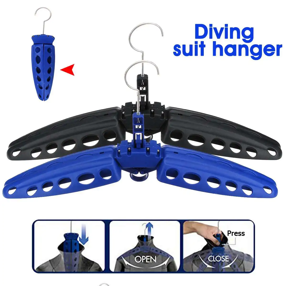 BCD Универсальный гидрокостюм для подводного плавания и Drysuit складная вешалка