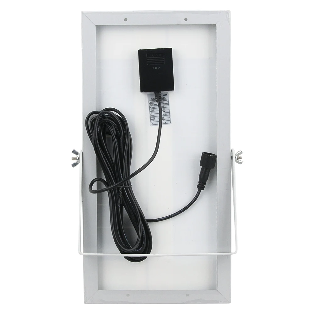 Lampe solaire étanche avec télécommande, 60W, conforme à la norme IP67, avec capteur, deux modes d'éclairage, éclairage d'extérieur, idéal pour un jardin ou une rue