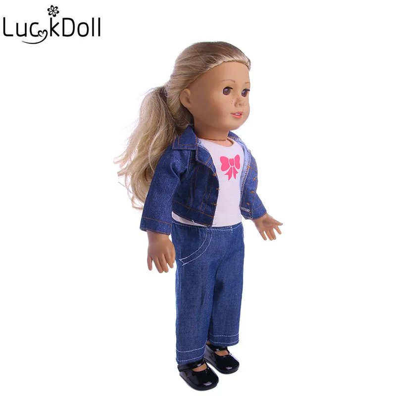 LUCKDOLL 6 стилей 3 комплекта различных подходит для 18 дюймовых американских кукол 43