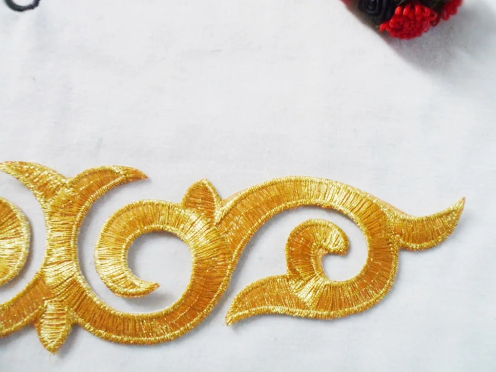 pretty lace patches embroidered iron on stage garment accessories for decoration 20pieces delicate motif | Дом и сад
