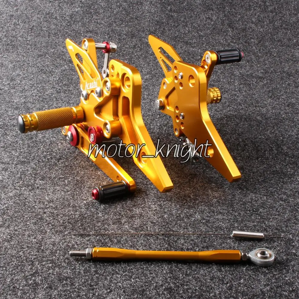

New Rearset Rear set Foot pegs For Kawasaki Z800 2013 2014 Gold