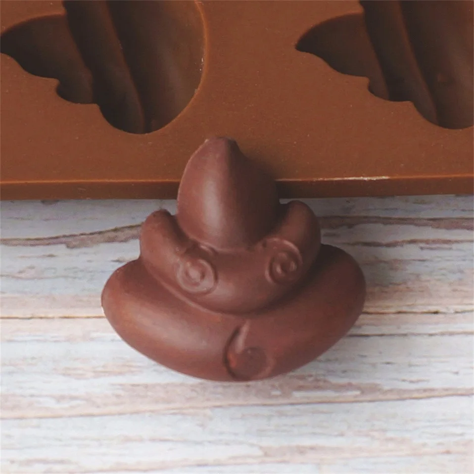 Антипригарная силиконовая форма для шоколада льда в виде милой мордочки выпечки