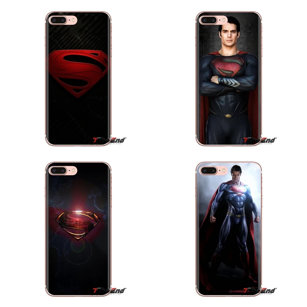 ТПУ прозрачные чехлы для iPod Touch Apple iPhone 4 4S 5 5S SE 5C 6 6S 7 8 X XR XS Plus MAX Супермен Человек из