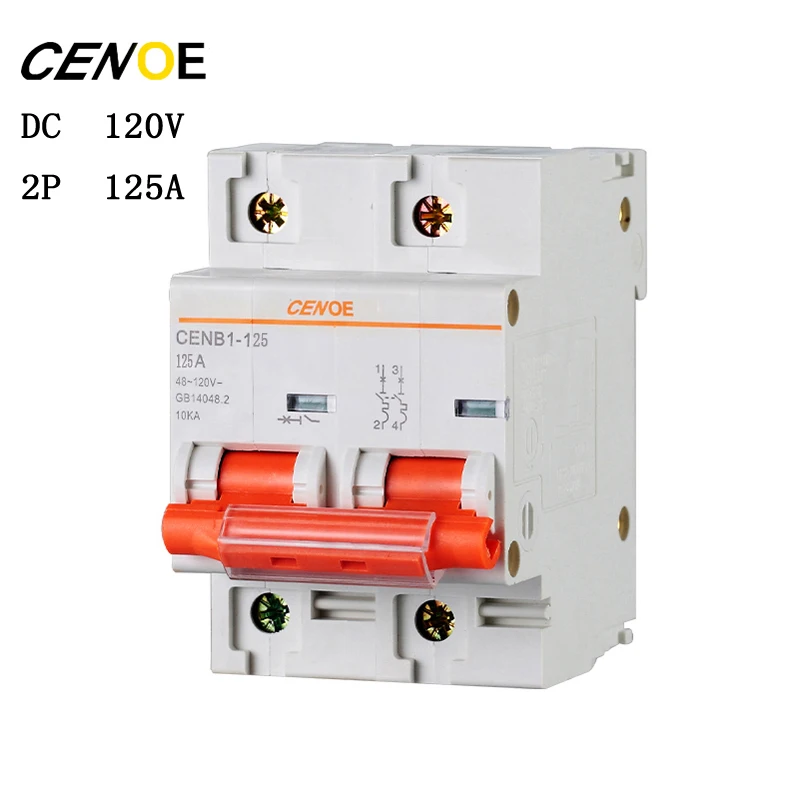 2p DC120V 63A 80A 100A 125A DC Автоматический выключатель mcb выключатель для глобальной электроприводом пользователя транспортного средства