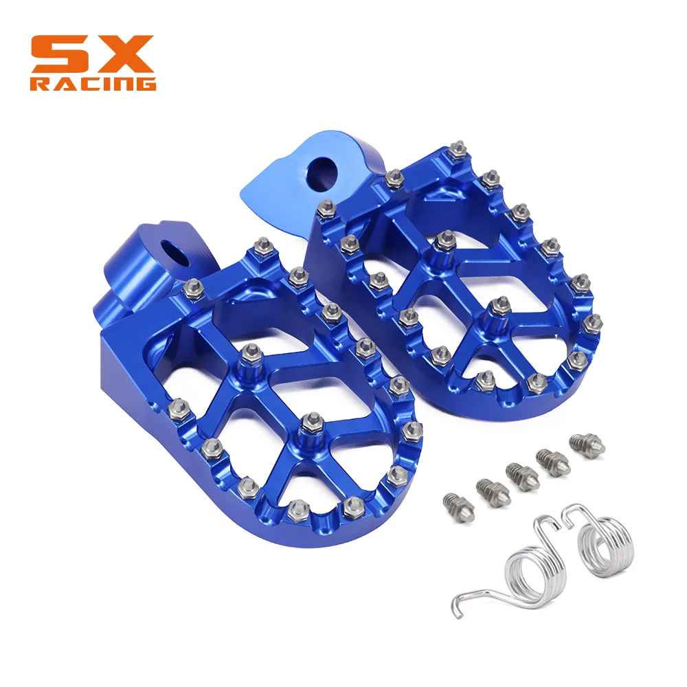 Motorcycle Aluminum Foot Pegs Footpeg Pedals FootRest For YAMAHA YZ85 YZ125 YZ250 YZF WRF 250 426 450 YZ 125X 250F 250FX 450FX | Автомобили