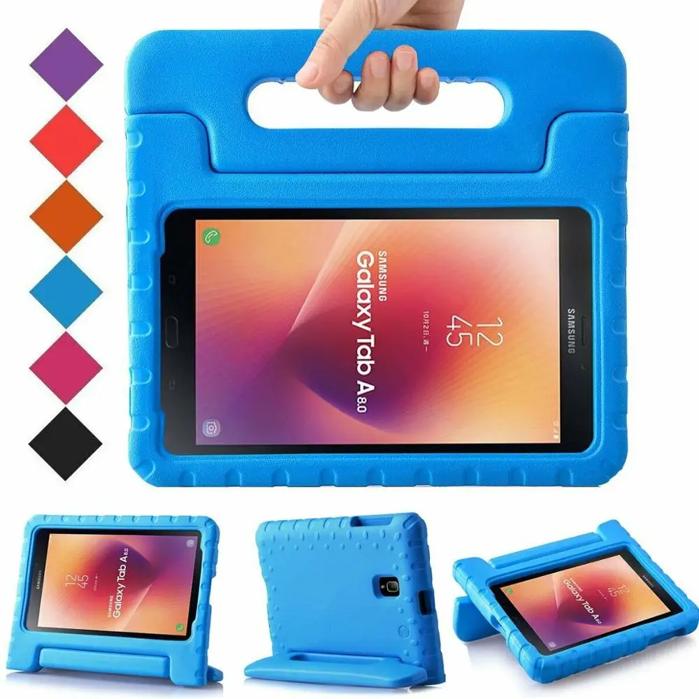 Детский противоударный защитный чехол EVA с ручкой и подставкой для Samsung Galaxy Tab A 8 0