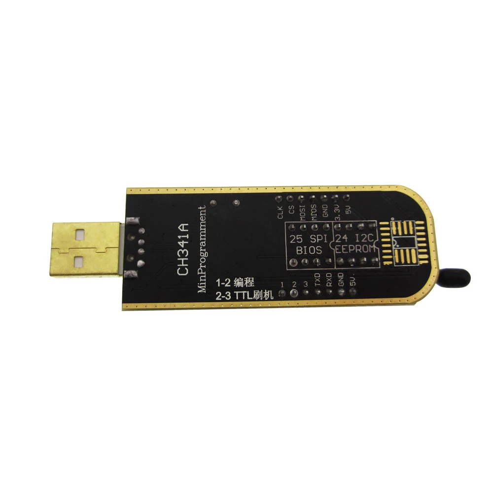 USB-программатор CH340 CH340G CH341 CH341A 24 25 Series EEPROM флэш-BIOS с программным обеспечением и