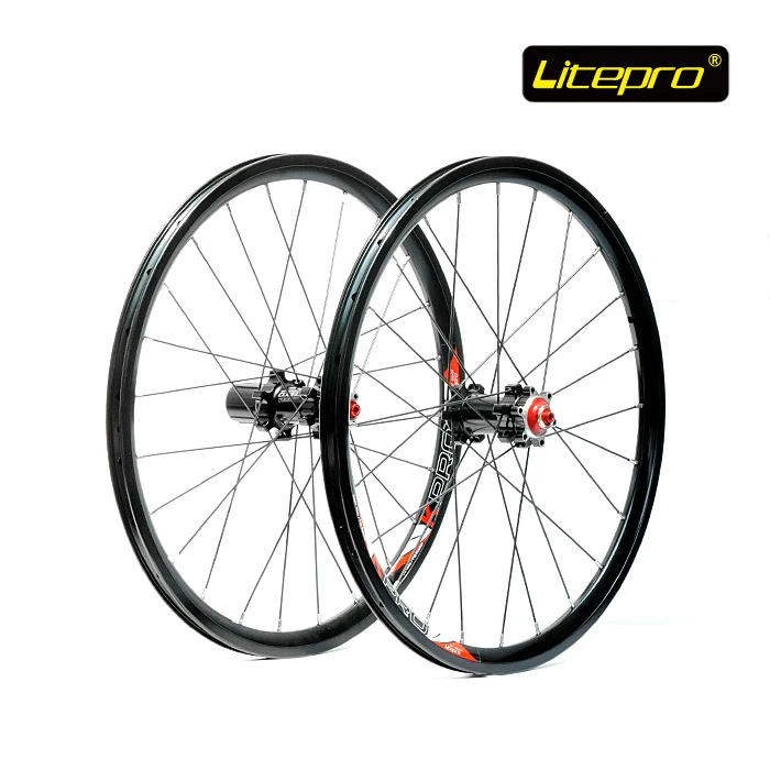 Litepro K 楽しい680kproストレートプルインチ406ホイールセットbmxディスクブレーキフロント24hリア自転車部品 35 Off