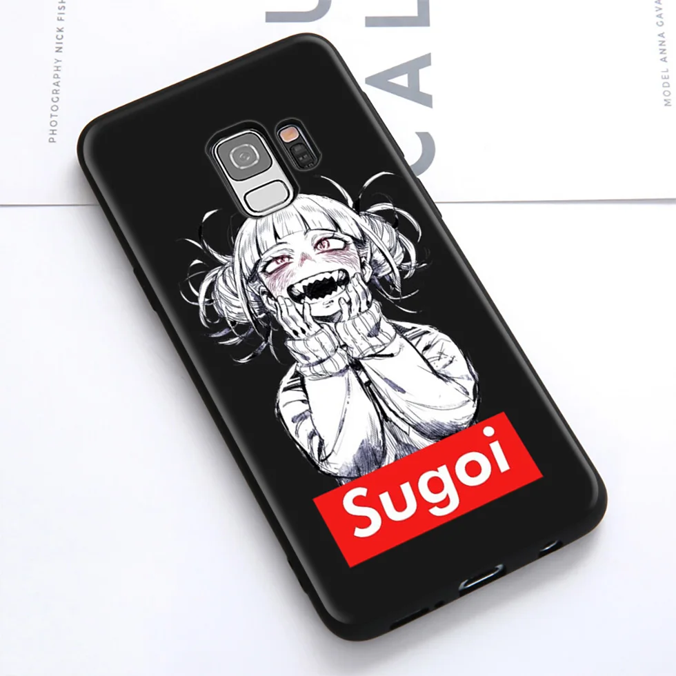 Sugoi Senpai Anime waifu Soft Case for Samsung Galaxy S10 S10e S9 S8 Plus S7 S6 Edge &amp J6 2018 Note 10 9 8 |
