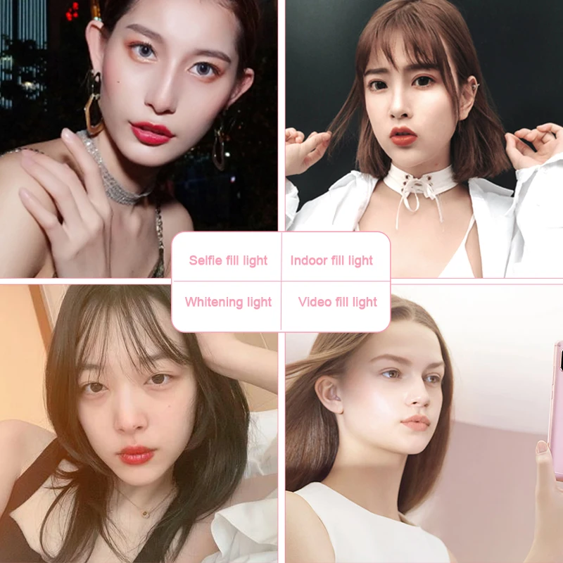 Светодиодный ночник с регулируемой яркостью и USB кольцевой светильник для селфи