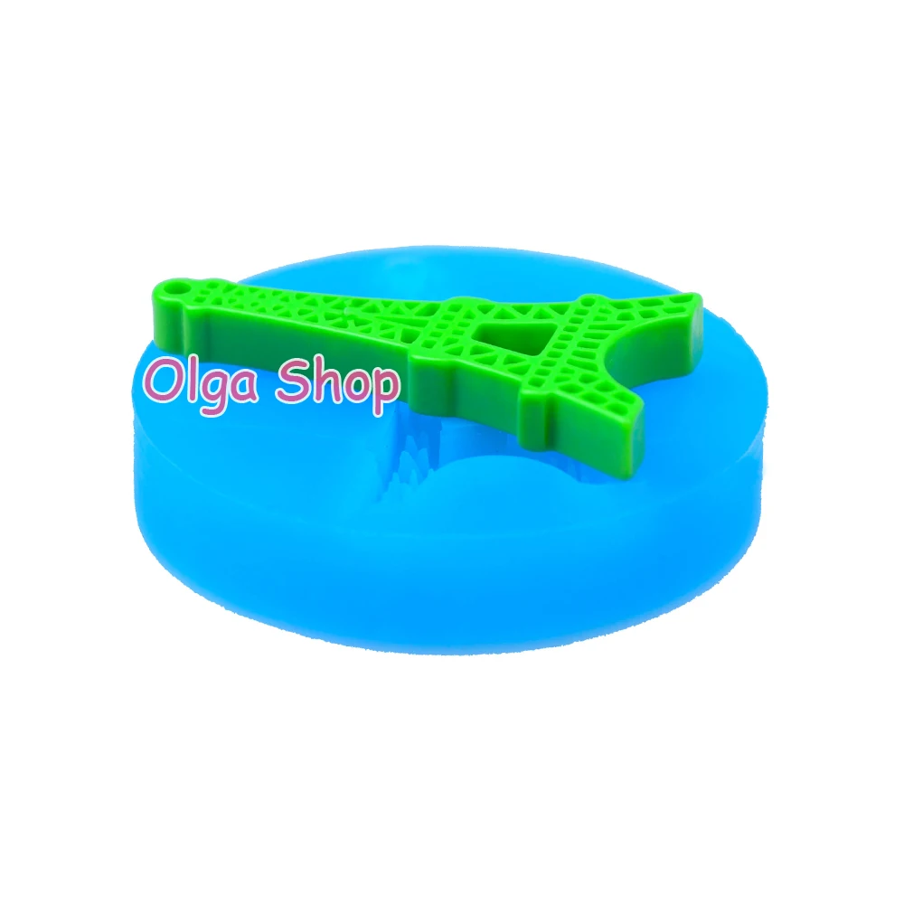 FYL176 37 7 мм подвеска в виде Эйфелевой башни силиконовая форма для вставки жвачки