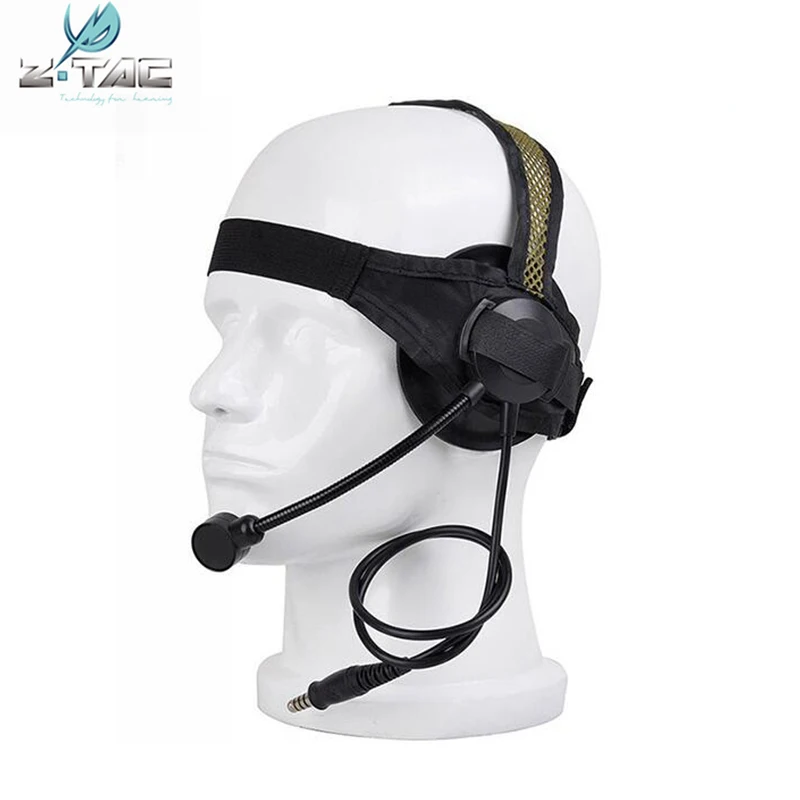 Гарнитура Z Tactical TAC Selex TASC1 с военным стандартным штекером Airsoft тактические