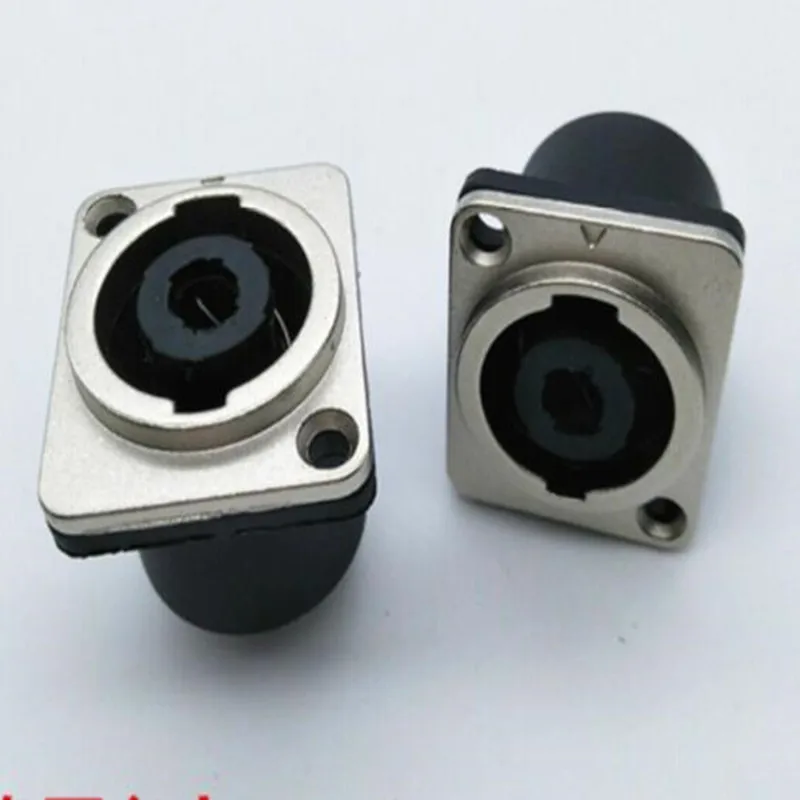 10 шт. металлический четырехъядерный квадратный динамик профессиональный разъем