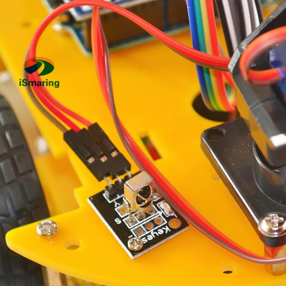 Официальный iSmaring умный автомобиль робот стартовый комплект для Arduino 1602LCD Atmega-328P