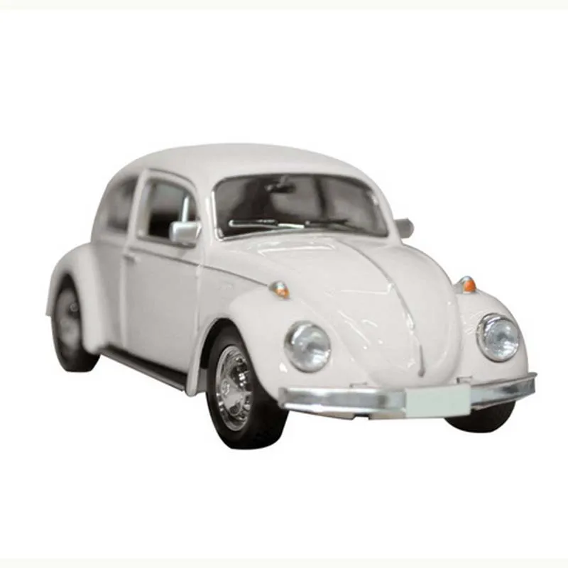 Белый Новые поступления, винтажная модель автомобиля faroot Beetle Diecast, игрушка для детей, подарок, Декор, милые фигурки - Цвет: Белый