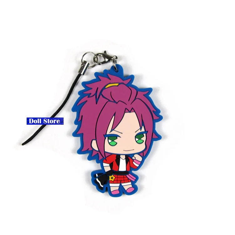 10 Ensemble Stars короткая футболка с героями из японского аниме «figurerubber силиконовые сладкий запах подвеска на мобильный телефон брелок ремешок D179 - Цвет: 10