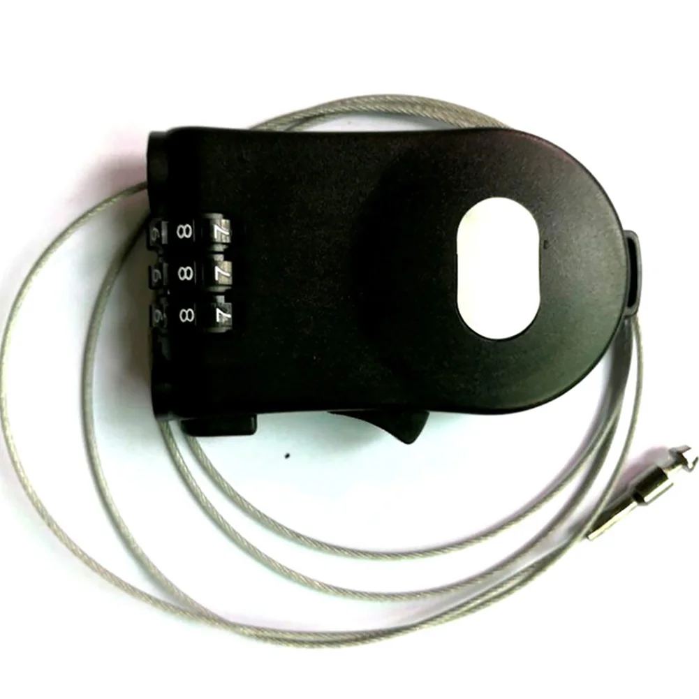 Трос с 3-значным кодом паролем противокражный замок длинный роликовый кабель