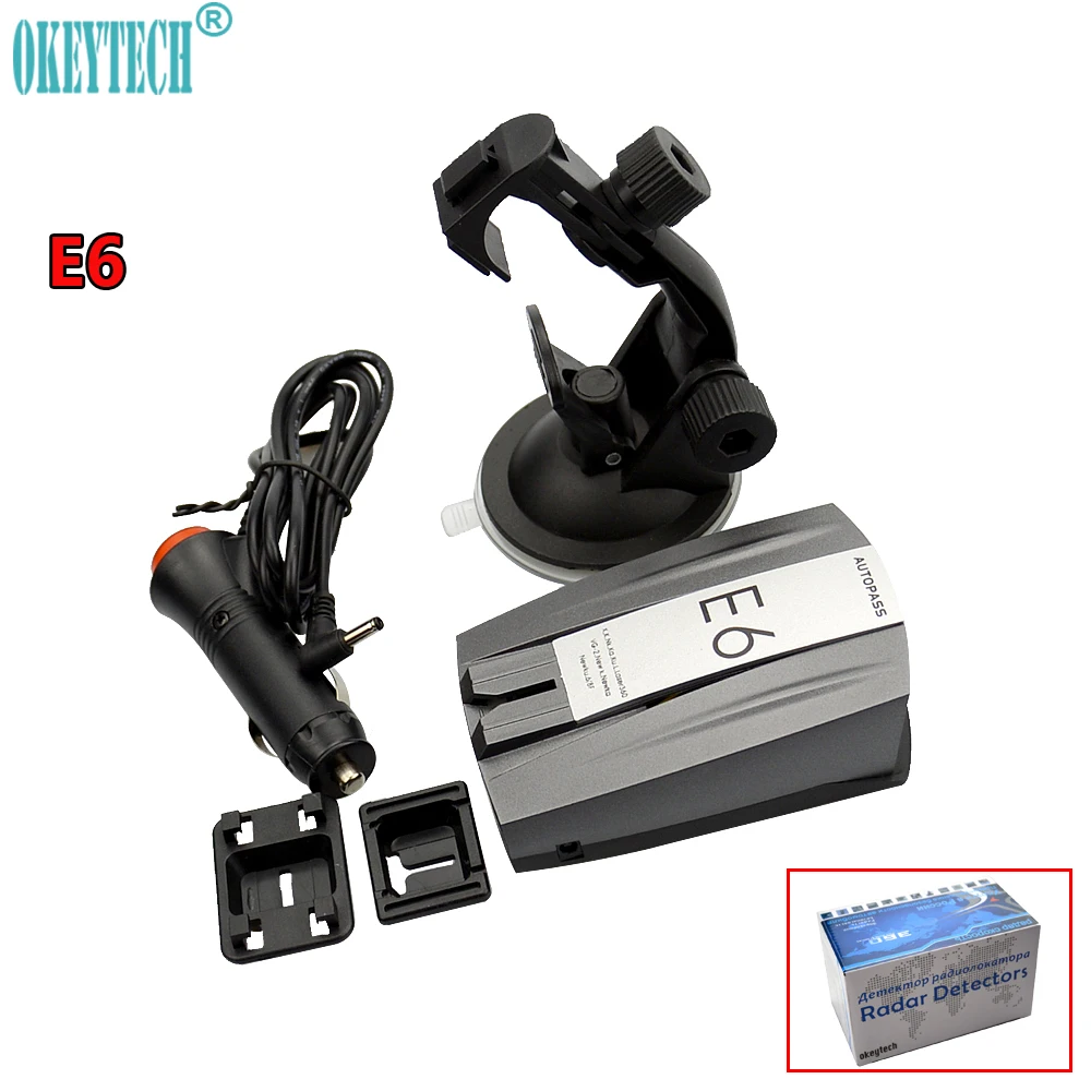 OkeyTech новый лучший E6 автомобильный радар детектор предупреждение электронная