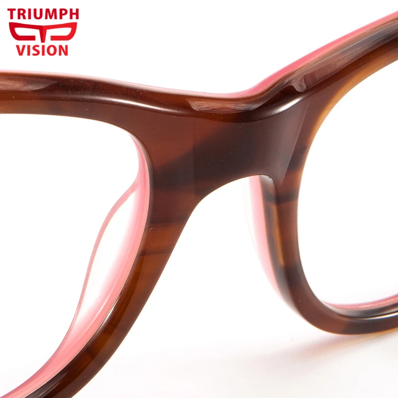 Очки для близорукости TRIUMPH VISION ацетатные розовые очки коррекции сисветильник