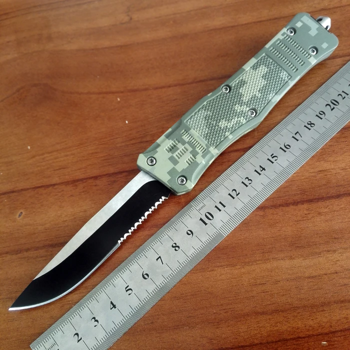 Gfa161dropcamo каплепадения лезвие Ножи Camo Ручка Тактический Выживание Охота открытый