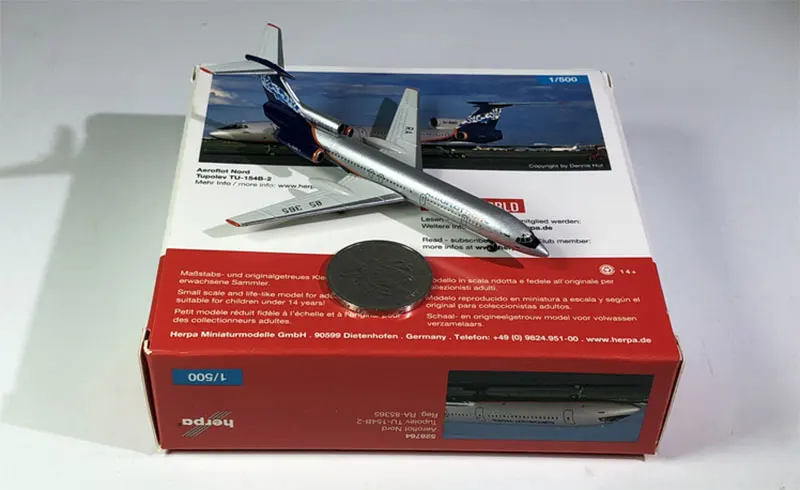 1:500 Аэрофлот-Норд TU-154 RA-85365 русская авиакомпания металлическая шкала статическая Изысканная имитация Игрушечная модель самолета подарок для мальчика