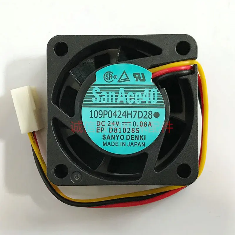 Новый инверторный вентилятор SanAce40 24 В 0.08A 109P0424H7D28 4015