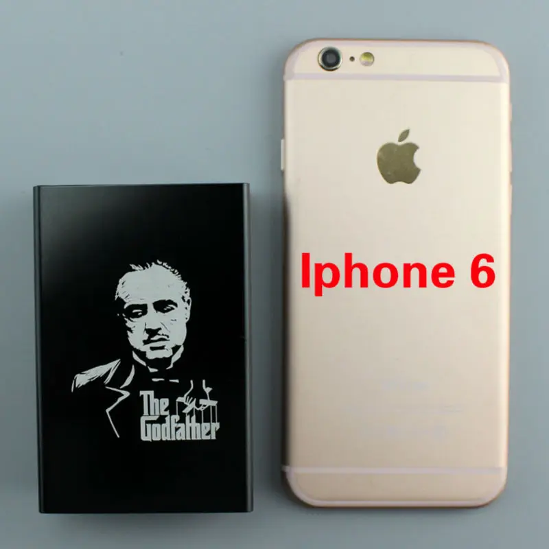 Итальянская мафия Крестный отец Голливудского кино Металлический корпус из алюминиевого сплава Дымовой подарочный набор на 20 сигаретных палочек.