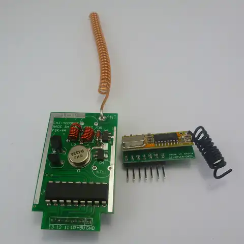 433 МГц PT2262 PT2272 EV1527 для Arduino кодер-декодер RF задержка беспроводной связи комплект