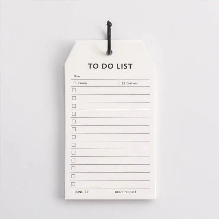 To Do List 52 листа, новейший лист, ежедневное расписание, планировщик, блокноты для заметок, учебная работа, блокноты, канцелярские принадлежности - Цвет: To Do List