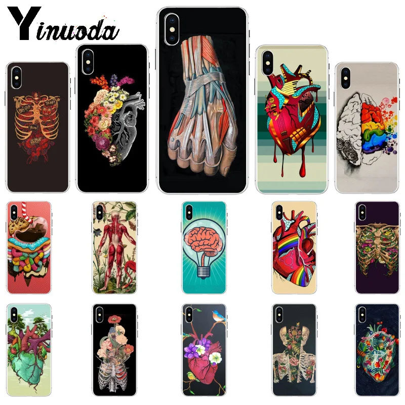 

Medical Human Organs Brain Meridian Kidney Art Phone Cover for iphone 13 X XS MAX 6 6S 7 7plus 8 8Plus XR 11 11pro 11promax