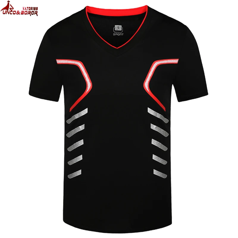 Мужская быстросохнущая сетчатая Спортивная Светоотражающая футболка размера