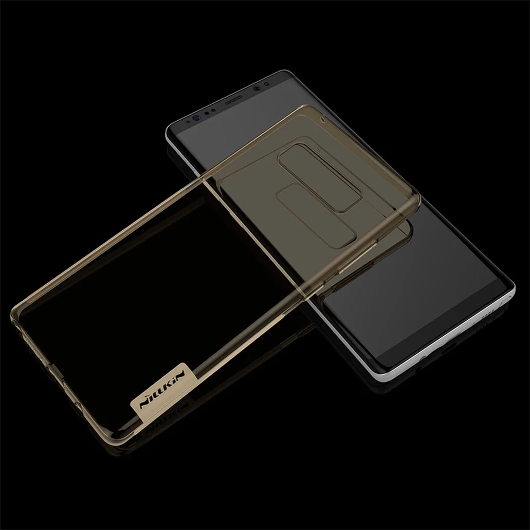 Для samsung Galaxy Note 8 чехол Nillkin натуральный прозрачный мягкий кремний ТПУ защитный чехол для samsung Note8 задняя крышка