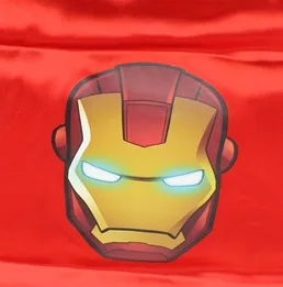 IRON M Накидки для взрослых супергероев, атласный костюм на Хэллоуин, 1 накидка+ 1 маска - Цвет: IRON M
