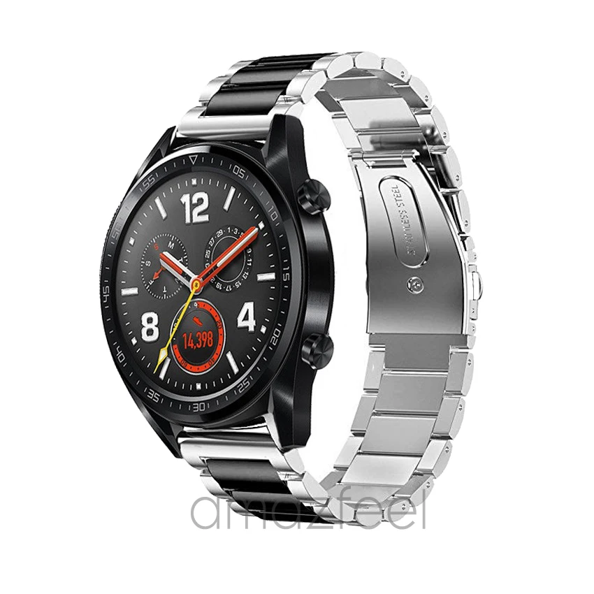 Браслет для часов из нержавеющей стали для huawei Watch GT Honor Magic Watch 2pro металлический ремешок для huawei gt 2 46 мм ремешок для часов 22 мм