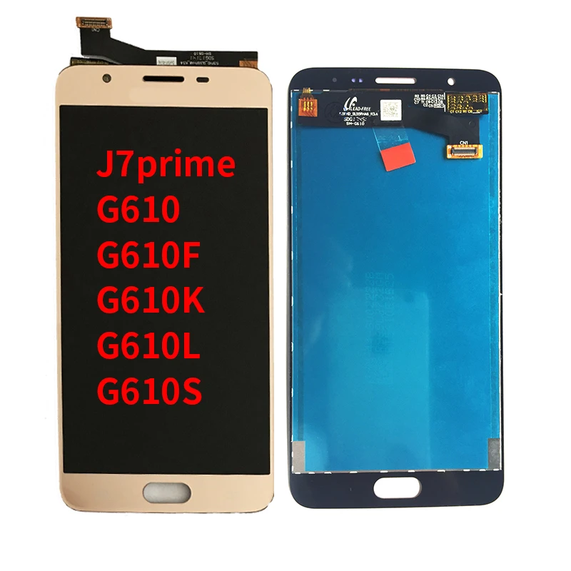 10 шт./лот для SAMSUNG GALAXY pantalla J7 Prime LCD G610 G610F G610M ЖК дисплей сенсорный экран дигитайзер