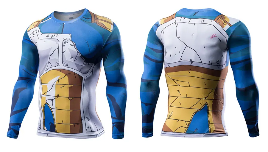 2017 Новый Dragon Ball Z футболка Гоку Вегета Бодибилдинг Супер Saiyan рубашка летние Дрес