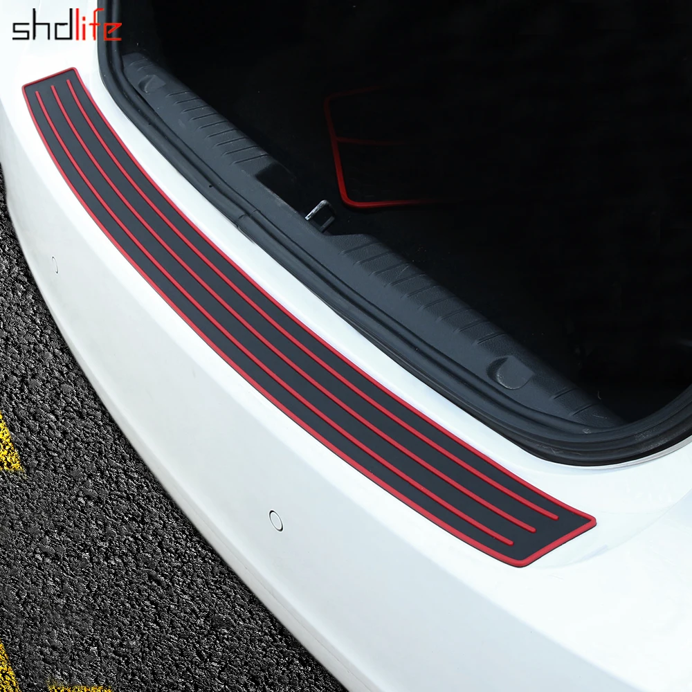 Car Rear Bumper Protector Guard Strip Sticker For Hyundai IX35 Tucson Accent Santa Fe Solaris I30 I20 Creta Elantra IX25 I10 I40 |