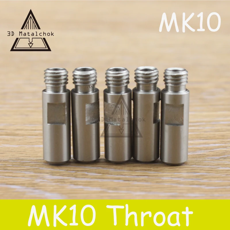 Горячая Распродажа! 1 шт. MK10 экструдер M7 резьбовой горловины с тефлоновой трубкой из ПТФЭ трубы для 3D