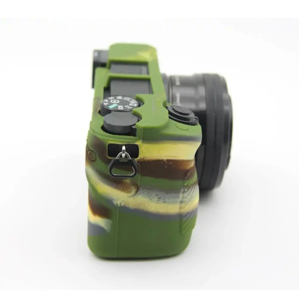 Силиконовая кожа брони Камера чехол Корпус чехол протектор для sony A6000 A6300 A6400 цифровой Камера ILCE-6000 ILCE-6300 ILCE-6400